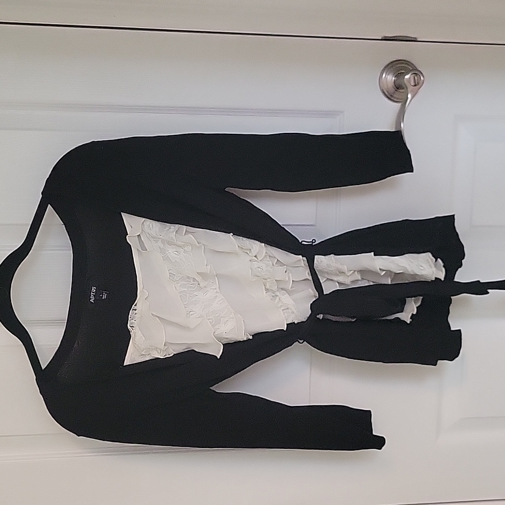 All in one sweater blouse combo